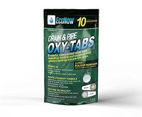 Drain & Pipe Oxy-Tabs – Eliminate Odors from Drains, Pipes & Traps While Restoring Flow to Slow, sluggish drains (10)