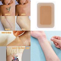 FOONEE Tattoo Concealer Tape Scar Cover Invisible Sticker, Breathable Tattoo & Flaw Concealing Tape Flesh-Colored Waterproof Smudge Any Part, Skin-Friendly and Fast Finish Ultra Thin