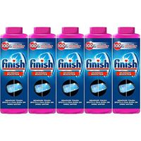 Finish Hard Water Booster Powder, Lemon Sparkle, 14oz, Count of 5