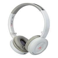Sykik Bluetooth Stereo Headphone - Built Microphone Supports Wireless Music Streaming and Hands-Free (WHITE)