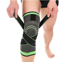 Knee Brace,Xisheep 1pc Single Breathable Compression Knee Sleeve with Adjustable Strap for Pain Relief, Meniscus Tear, Arthritis, ACL, Quick Recovery - Knee Support for Running, Basketball,Sport
