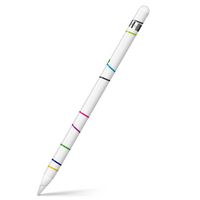 igsticker Ultra Thin Protective Body Stickers Skins Universal Decal Cover for Apple Pencil 1st Generation (Apple Pencil Not Included) 007507 Heart　Colorful　Pattern