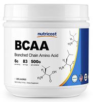 Nutricost BCAA Powder 2:1:1 (Unflavored) 90 Servings - High Quality Branched Chain Amino Acids