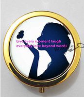 BlackKey Live Every Moment 3-Compartment Decorative Pocket Gift Box Case Organizer for Pill, Color 2-1506