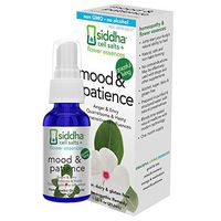 Siddha Remedies Mood & Patience Spray for Adults & Children | 100% Natural Homeopathic Remedy with Flower Essences for Emotional Support | No Alcohol No Sugar