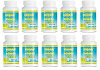 Super Colon 1800 Weight Loss Detox Cleanse All Natural with Acai Fruit and Fennel Seeds 60 Capsules Per Bottle (10 bottles)