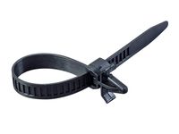 Monoprice Winged Push Mount Cable Ties 150mm 100pcs, Black