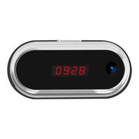 AISOUL Wi-Fi Hidden Camera Alarm Clock Full HD 1080P Real-time Video Spy Camera (Square Hidden Camera)