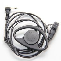D Shape Earpiece Headset PTT for Motorola Talkabout COBRA Two Way Radio Walkie Talkie 1pin by Coodio