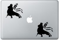 Lion Of Judah ArcDecals78602933 Set Of Two (2x) , Decal , Sticker , Laptop , Ipad , Car , Truck