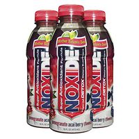 NOXIDE Super Antioxidant Body Detox New Formula with Turmeric Root & Milk Thistle | Helps Cleanse Liver (Pomegranate Acai Berry) 3 Pack (16oz/Bottle)