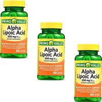 Spring Valley - Alpha Lipoic Acid 200 mg, 100 Capsules by Spring Valley (3 Pack)
