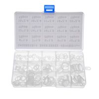 uxcell Silicone O-Ring Kit, 225pcs Metric Seal Rings Assortment Set White