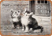 Wall-Color 9 x 12 Metal Sign - 1908 Bon Ami Scouring Soap - Vintage Look