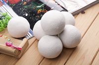 Best Selling SG 6 Eco-friendly 100% Premium New Zealand Wool Dryer Balls (XL, Handmade, All-Natural Fabric Softener--Great Stocking Stuffer!)--Extra Large Premium Quality--Save Time and Money