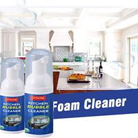 Antty (2pcs) All-Purpose Cleaning Bubble Spray Multi-Purpose Foam Kitchen Grease Cleaner - Best for Grease Kitchen Toilet Bathroom Car Seat Carpet