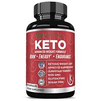 Keto Weight Loss Diet Pills : Rapid Fat Burner, Metabolism and Energy Ketosis Diet Pills for Men and Women - All Natural Gluten/Sugar Free Supplements with Raspberry Ketones - 60 Veggie Capsules