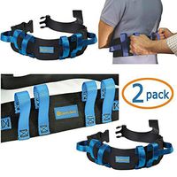 Gait Belt Transfer Belt 2 Pack with Quick Release Lifts Medical Safety Belts for Elderly to Lift and Transfer Physical Therapy Belt Straps and Elderly Care Lifts