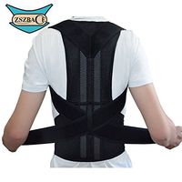 Posture Corrector, Back Support Brace Waist Support Belt, Bone Injury Correction Straighten Upper Back Slouching Corrective for Men or Women Muscle Compression Brace (XL)