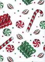 Christmas Candy Holiday Sweets Gift Tissue Paper-30 Large Sheets