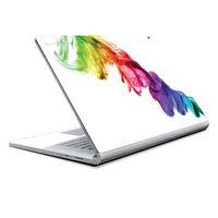MightySkins Skin Compatible with Microsoft Surface Book 2 13" (2017) - Rainbow Smoke | Protective, Durable, and Unique Vinyl Decal wrap Cover | Easy to Apply, Remove | Made in The USA