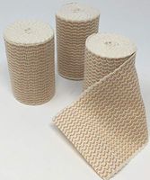 Elastic Bandage with Hook and Loop Closure (No Clips Needed) (Pack of 3) (3-inch)