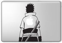 Uchiha Sasuke Apple on Back Naruto - Apple Macbook Laptop Vinyl Sticker Decal