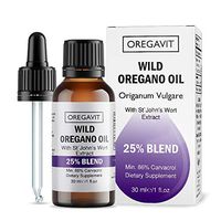 Wild Oil of Oregano Blend with St. John's Wort - Extra Strength 86% Carvacrol for Digestive, Immune Support & Respiratory Health