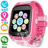 YENISEY Kids Smart Watch with GPS Tracker, Kids Smartwatch Waterproof,HD Touch Screen Fitness Tracker SOS Camera, Watch Wrist Digital Watch Android Phone, Kids Smart Watches Girls Boys