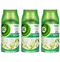 Air Wick Freshmatic Spray 8.45oz Each can (Pack of 3 ) Refills White Flower Scent