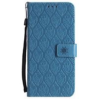 Huawei P20 Pro Case, Lomogo Leather Wallet Case with Kickstand Card Holder Shockproof Flip Case Cover for Huawei P20Pro - LOYYO24141 Blue