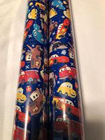 Holiday Christmas Gift Wrapping Paper - 20 sq ft Roll New 2017 Design (Disney Cars)