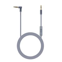 Chezaa Audio Cable, 3.5mm Replacement Audio Audio Cord Wire w/Mic for Beats by Dr Dre Headphones (Gray)