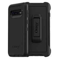 OtterBox Defender Series Case and Holster for Samsung Galaxy S10 - Black (Renewed)