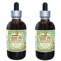 HOU Pu (Magnolia officinalis) Glycerite, Dried Bark Alcohol-Free Liquid Extract (Brand Name: HerbalTerra, Proudly Made in USA) 2x2 fl.oz (2x60 ml)