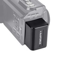 Delaman NP-FV5 Plus 3.7V 2500mAh Rechargeable Lithium Battery for HDV-534KM 4K WiFi 1080p Camera