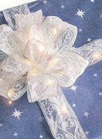 Sullivans 24 Sparkled Light Bow White