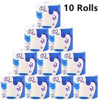 High Capacity Hard Roll Paper Towels White, 1000 pcs Roll Paper Towels, Soft Toilet Paper, Household Three-Layer Paper Towels, Soft Skin-Friendly Paper Towels