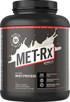 MET-Rx Natural Whey Protein Powder, Vanilla, 5 lb., Easy Mix Protein Powder, 23 g Protein, 5g BCAAs from Ultra Filtered Whey Protein, For Pre/Post Workout, Gluten Free
