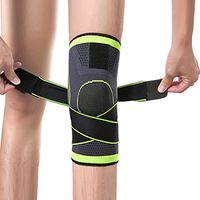 Knee Sleeve- Compression Fit Support for Joint Pain and Arthritis Relief, Circulation Compression Improvement- Wear Anywhere - Single