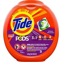 Tide 50978 Detergent Pods, Spring Meadow Scent, 72 Pods/Pack