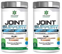 Glucosamine Chondroitin Turmeric - Joint Support Supplement for Relief 60 Day Supply from Holsom Harmony