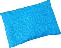 Microwavable Corn Filled Heating Pad and Cold Pack/Washable 100% Cotton Cover (7.5"Wx11"L, Blue Stream)