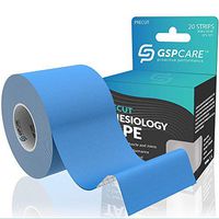 GSPCARE Kinesiology Tape - 16.4ft Uncut Roll, Latex Free Waterproof Physio Tape for Knees, Ankles, Shoulder, Pain Relief and Injury Recovery, Elastic Tape, Beige, Breathable Muscle & Joint Support