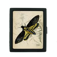 Perfection In Style Metal Cigarette Case Vintage Insects Design 012