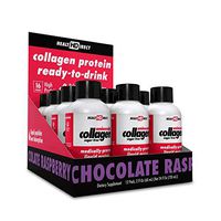 Medical-Grade Liquid Collagen Supplement | AminoSculpt Sugar-Free | Chocolate Raspberry | Burn Fat | 2 fl oz Shots| Good for Joints, Bones, and Sleep | Better for Hair, Skin and Nails