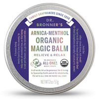 Dr. Bronner's - Organic Magic Balm (Arnica-Menthol, 2 Ounce) - Made with Organic Beeswax and Organic Hemp Oil, Relieves and Relaxes Sore Muscles and Achy Joints, Moisturizes and Soothes Dry Skin