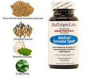 BioTrōpicLabs AltiFuel - Extreme Sports and Altitude Supplement - Grass Fed Hormone Free Desiccated Liver Version
