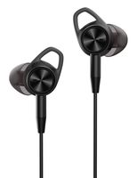 TaoTronics Active Noise Cancelling Headphones [Upgraded] Wired Earbuds In Ear Stereo Awareness Monitor Earphones with Microphone (15 Hours Playtime, 3.5mm Jack, Black)
