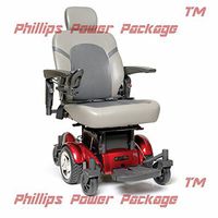 Golden Technologies - Compass HD - Heavy Duty Power Chair - Red - Phillips Power Package TM - to $500 Value